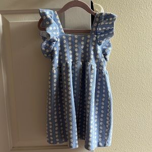 Zara Floral Jacquard Dress 3/4T